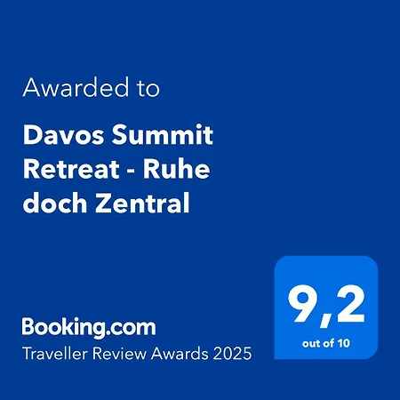 Zentral Wohnen, Ankommen, Heimeliges Ruhiges Studio Mitten In Davos Apartament Davos